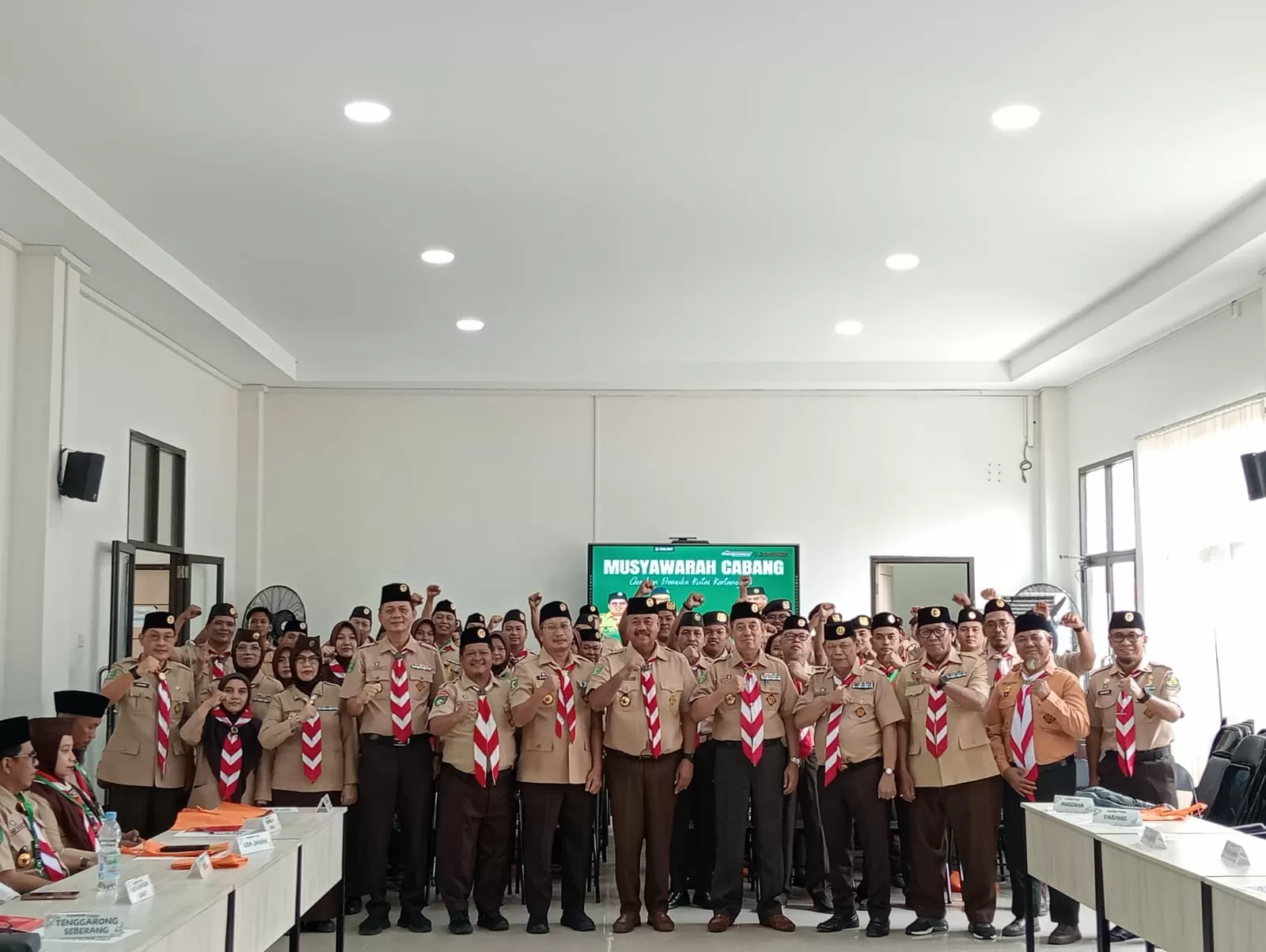 Muscab Gerakan Pramuka Kukar 2025 yang dihadiri Asisten III Setkab Kukar, Dafip Haryanto (Elmo/Prokal.co)  