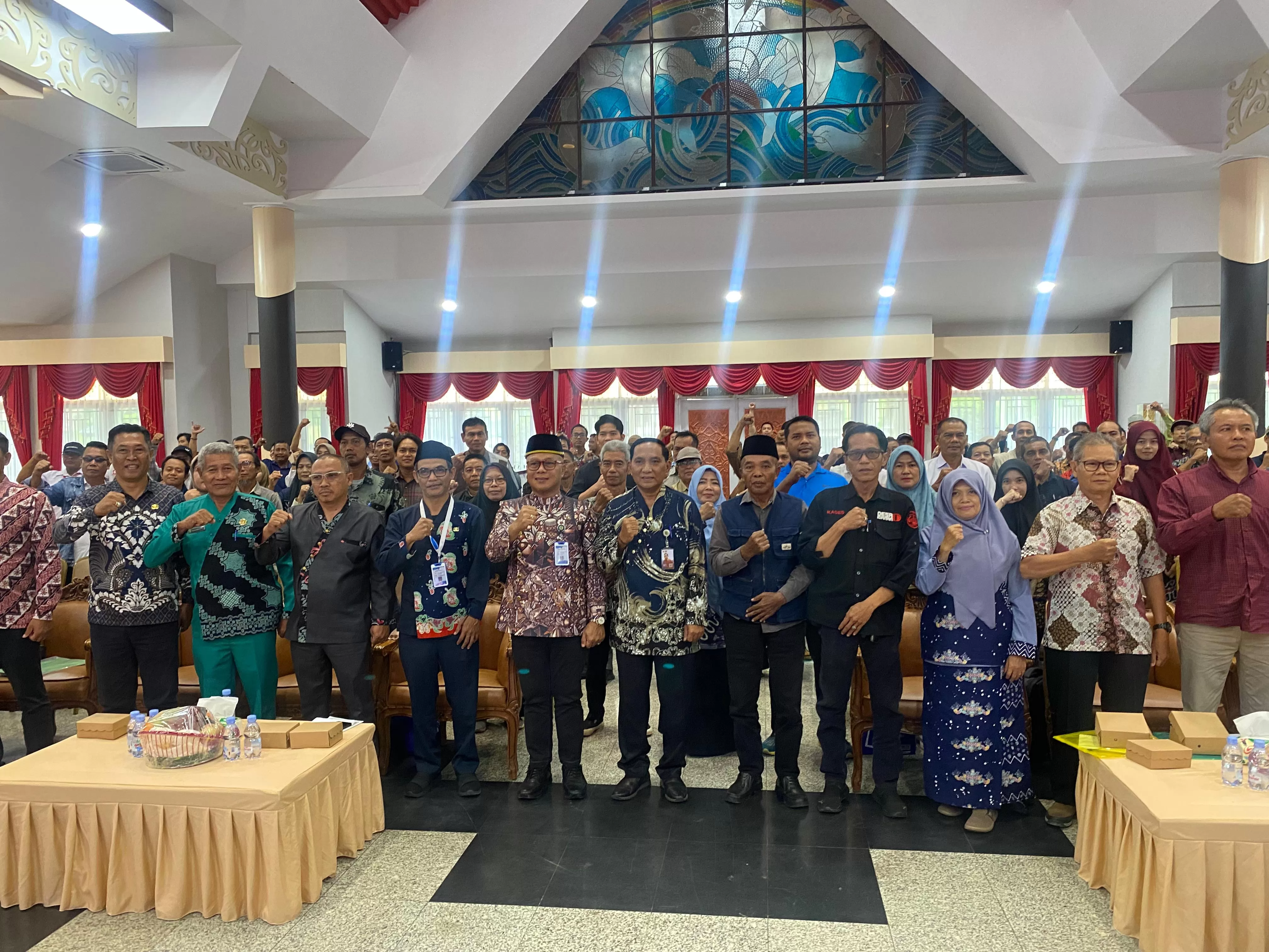 Pelatihan peningkatan kapasitas pengurus dan pengawas Koperasi Merah Putih di Kukar (Elmo/Prokal.co)  