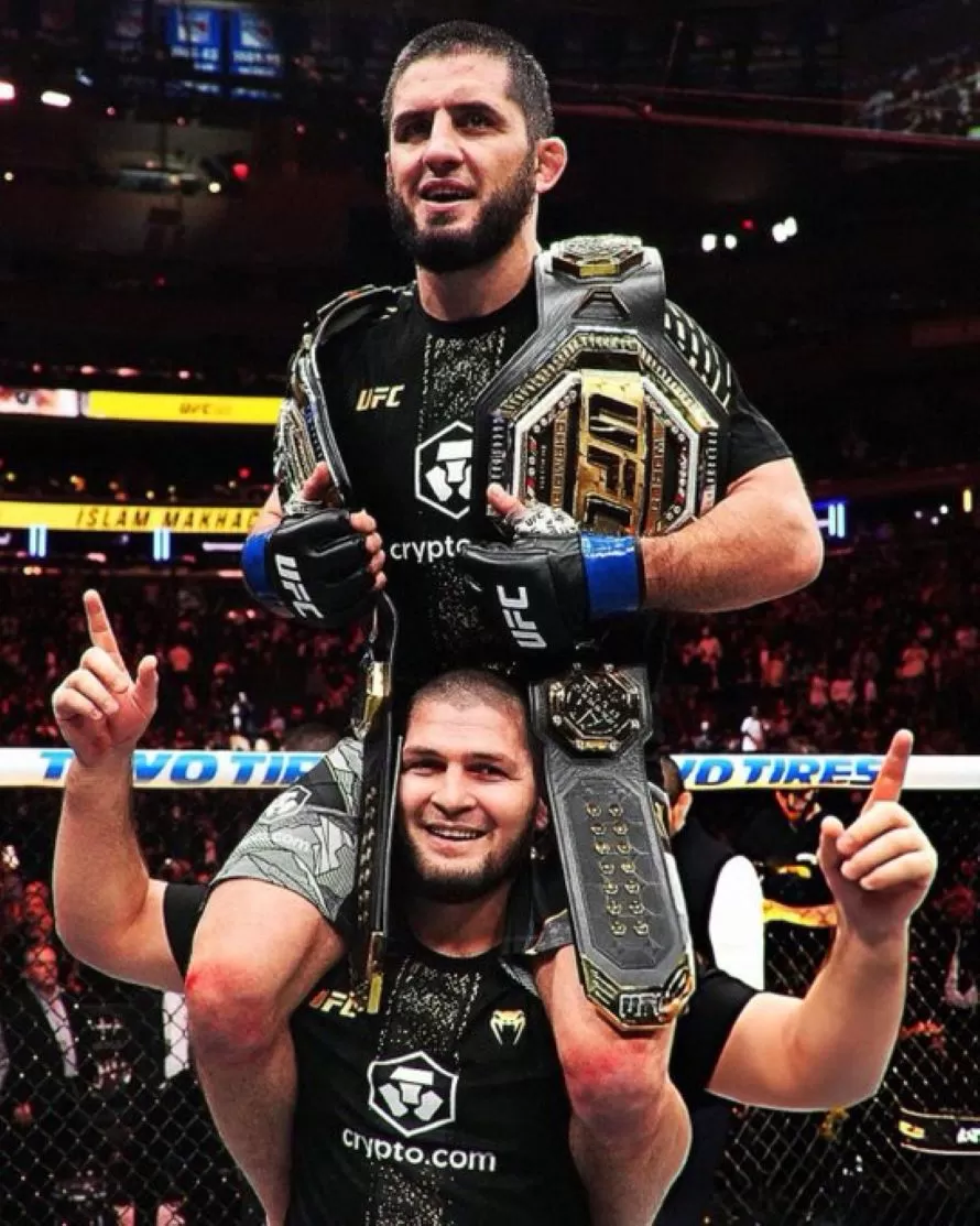 Islam dan Khabib Nurmagomedov. (X)