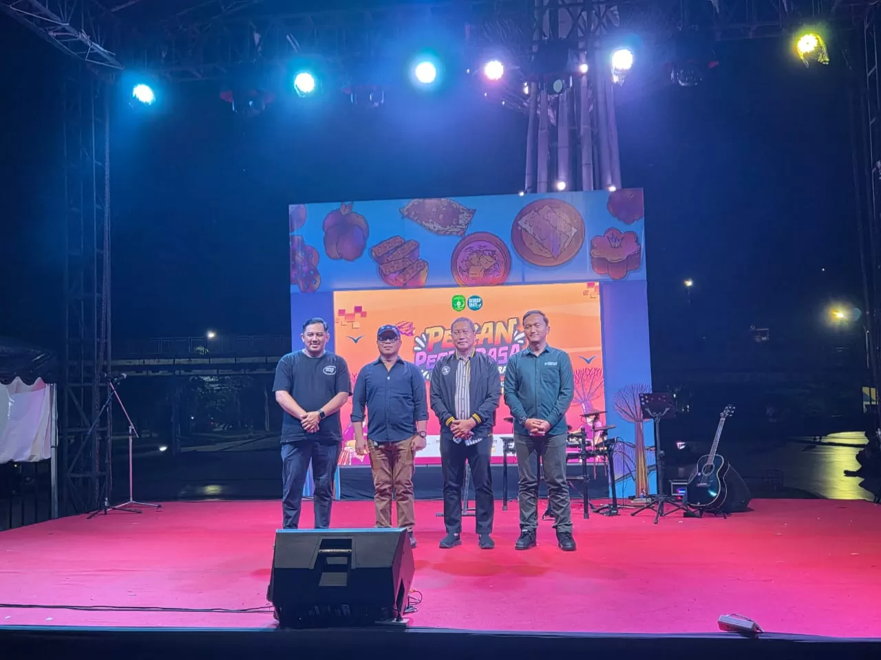 Pembukaan Pekan Pesta Rasa di Taman Kota Raja Tenggarong (Elmo/Prokal.co)  