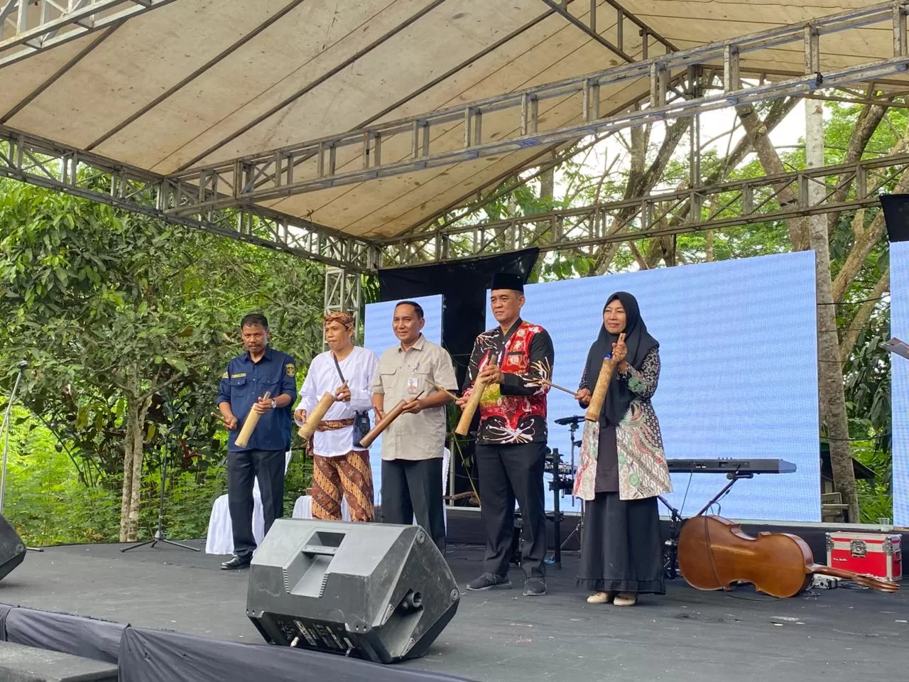 Pembukaan Festival Museum Kayu Tuah Himba (Elmo/Prokal.co)  