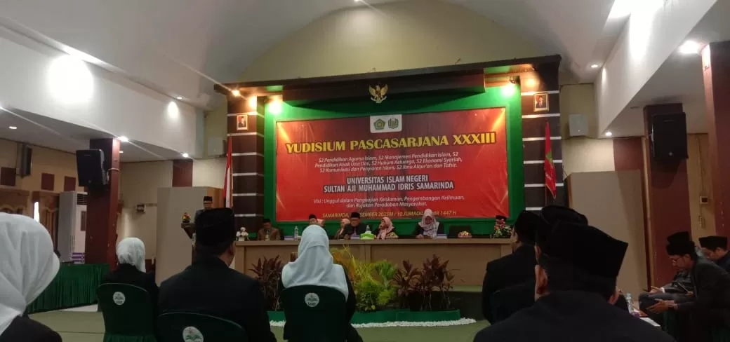 Yudisium ke XXX mahasiswa pascasarjana UINSI Samarinda.