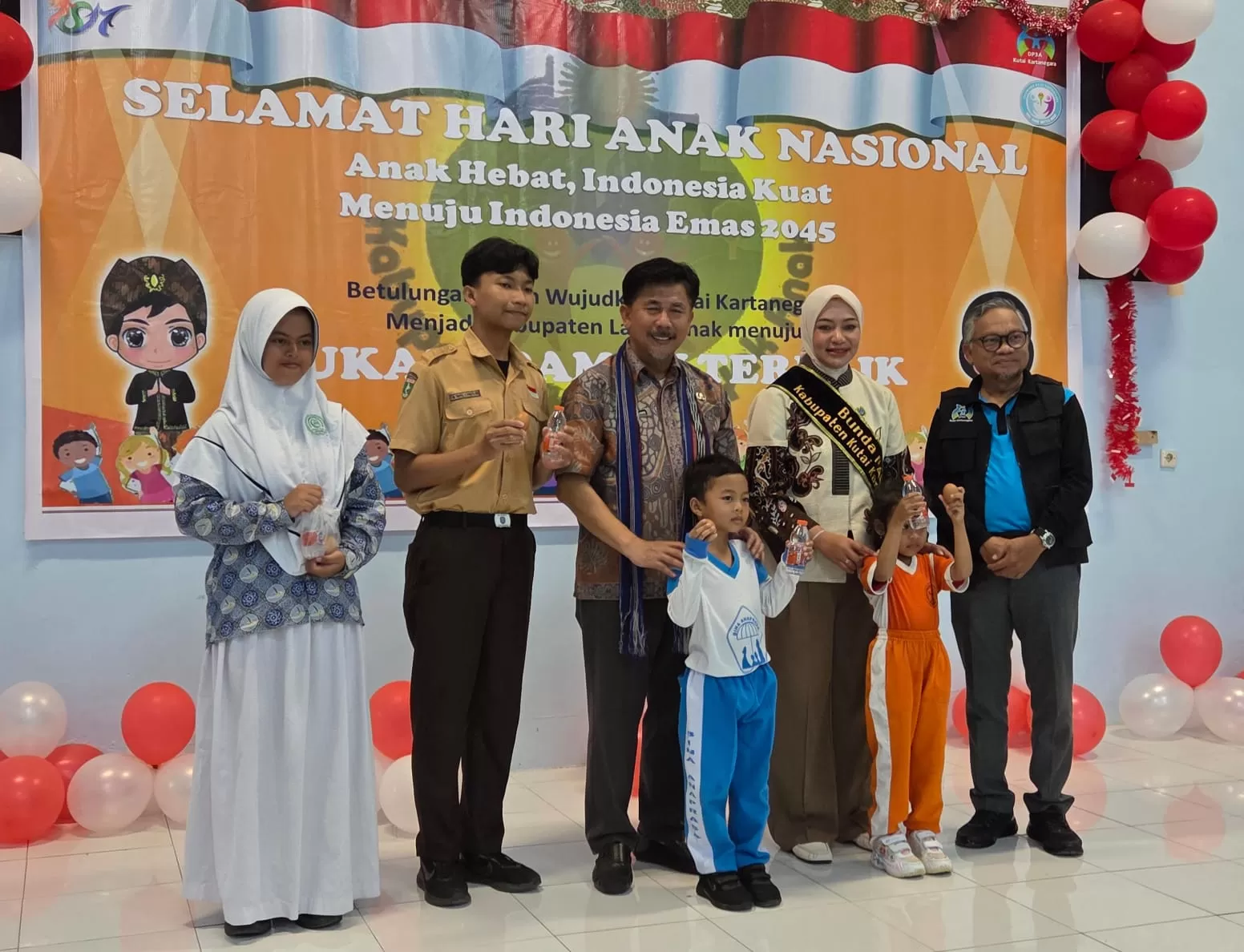 Gerakan Makan Telur Rebus yang dicanangkan DP3A Kukar (Istimewa)  