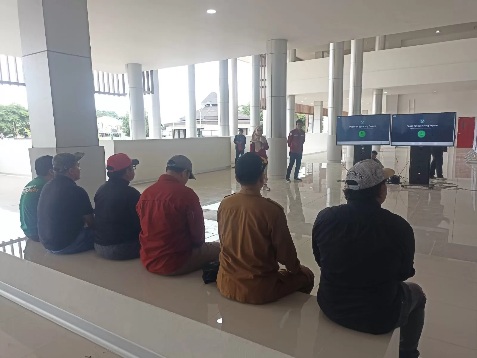 Simulasi undian digital lapak Tangga Arung Square (Istimewa)  