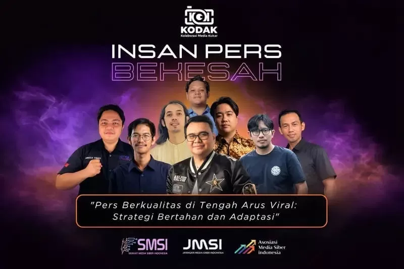 Flyer Insan Pers Bekesah yang dilaksanakan Kodak Kukar.