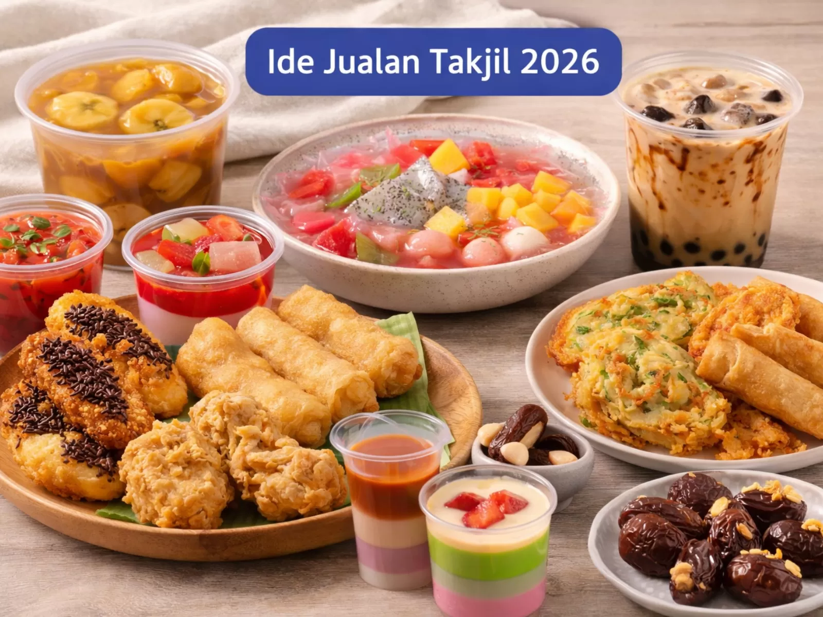 Ide Jualan Takjil 2026 untuk Ibu Rumah Tangga, Praktis dan