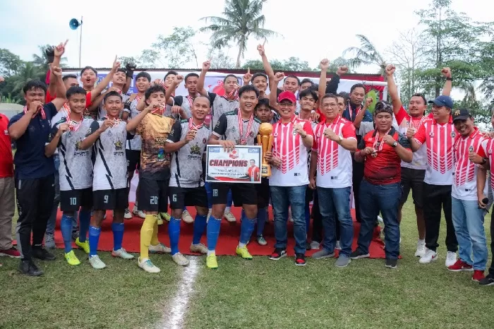 Bramasari FC Juara 1 Liga 2 Askab Purbalingga (Anow/beritajogja.com)