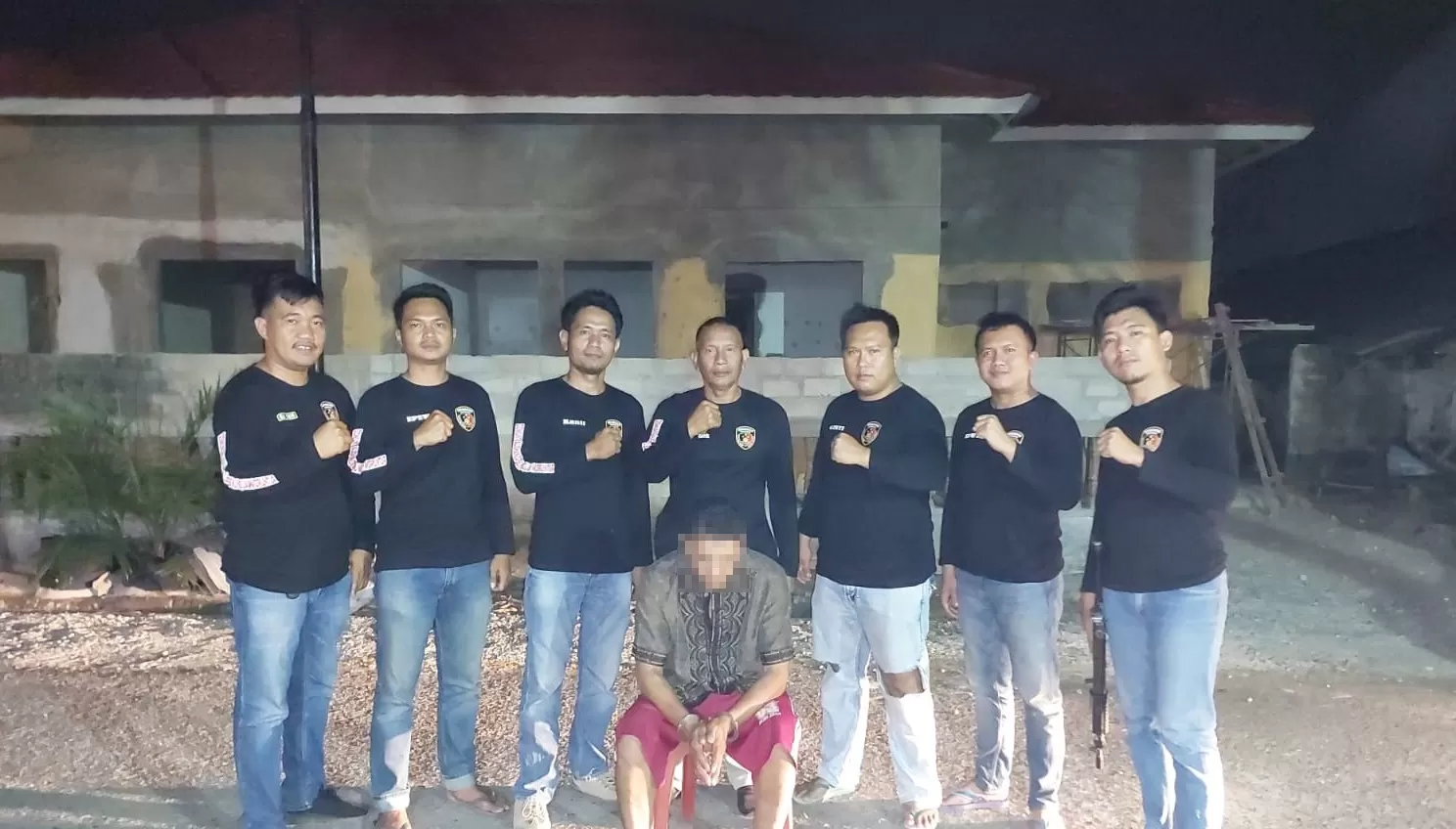 MI (53), wiraswasta yang ditanggkap karena melakukan kekerasan seksual. (Humas Polres Tulang Bawang)