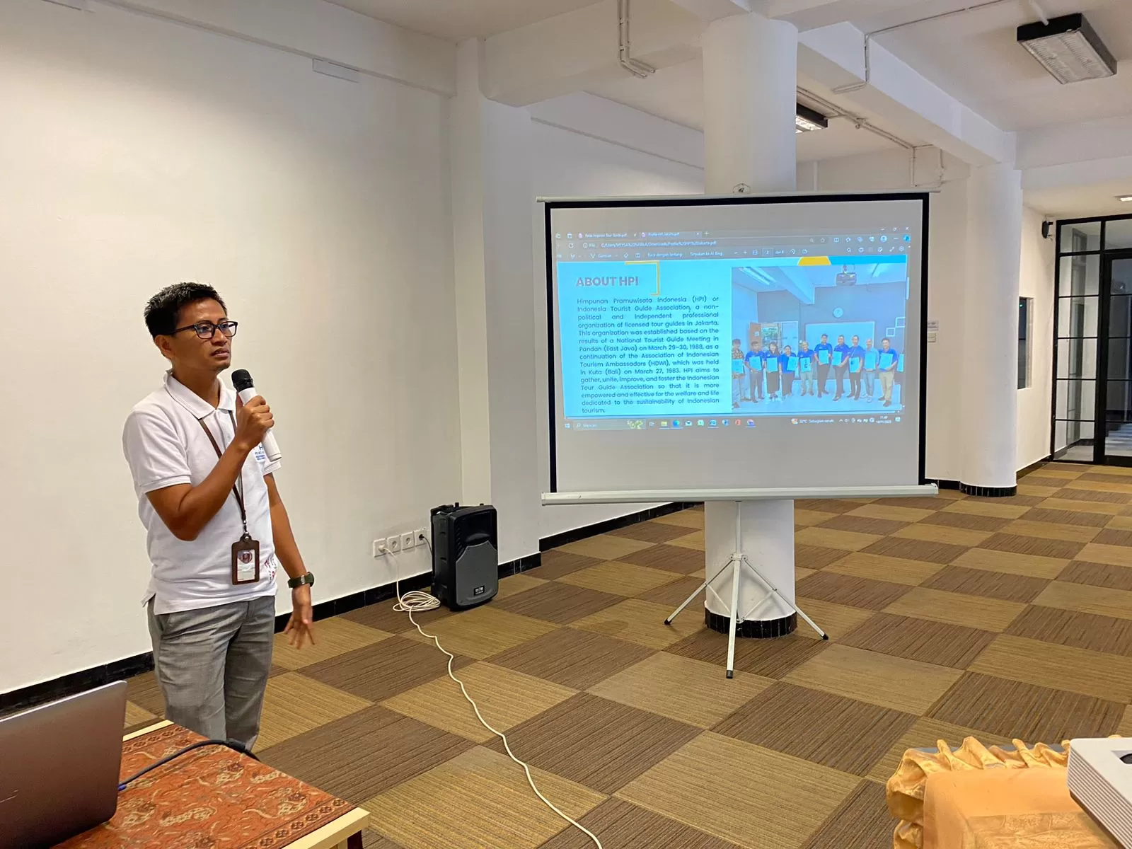 Huans, Kabid Humas HPI DKI Jakarta. (Pande / Rinus Muntu)