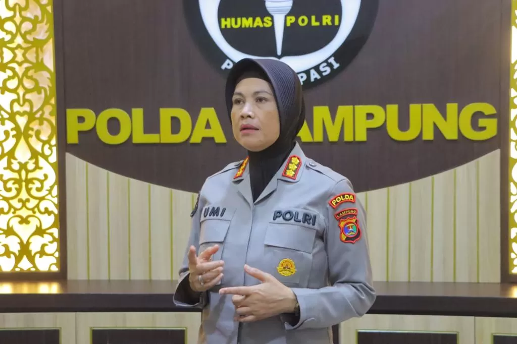 Kabid Humas Polda Lampung, Kombes. Pol. Umi Fadilah Astutik. (Humas Polda Lampung)