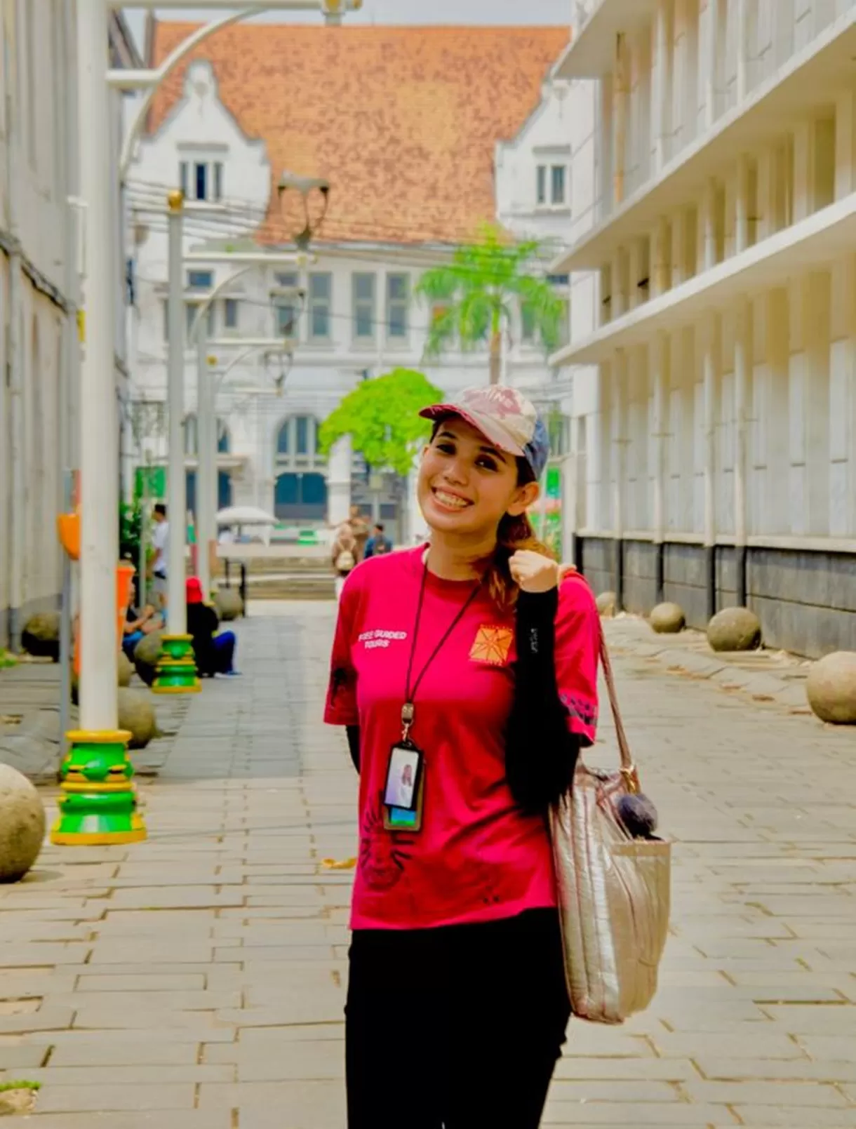Pamela Zaelani, seorang Staff Ahli Pemandu Wisata Kota Tua Jakarta. (dok. pribadi)