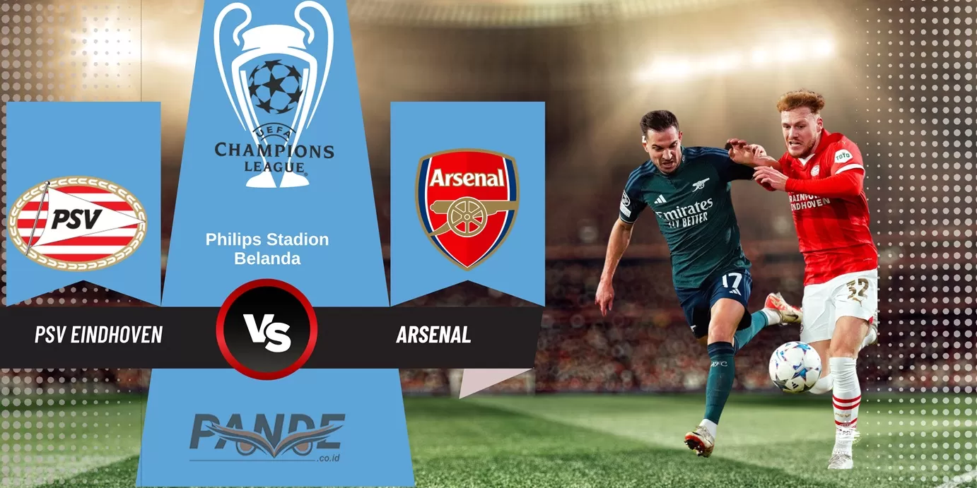 PSV Eindhoven 1 vs 1 Arsenal (Pande / Erik Krisdianto)