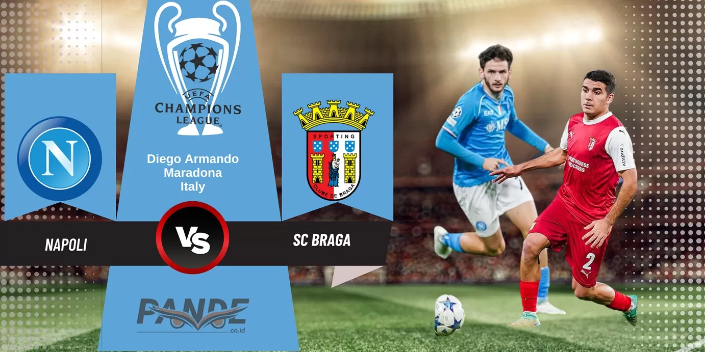 Napoli 2 vs 0 Braga (Pande / Erik Krisdianto)