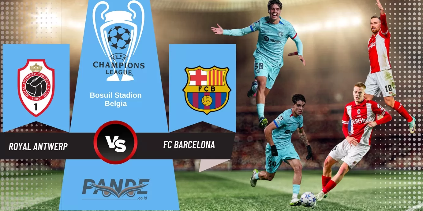 Royal Antwerp 3 vs 2 Barcelona (Pande / Erik Krisdianto)
