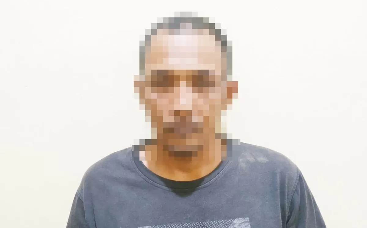  AF (45), seorang nelayan cabul dari Lampung. (Humas Polres Tulang Bawang)
