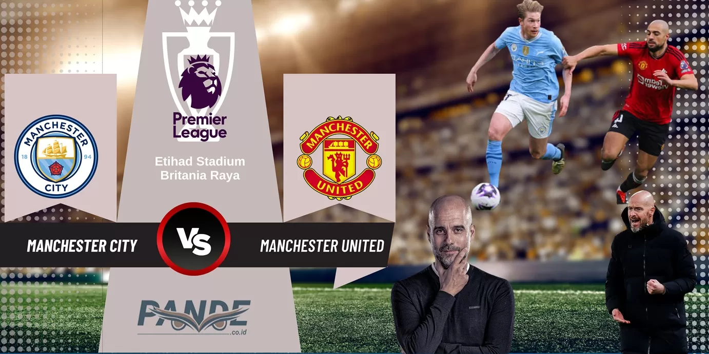 Manchester City 3 vs 1 Manchester United (Pande / Erik Krisdianto)