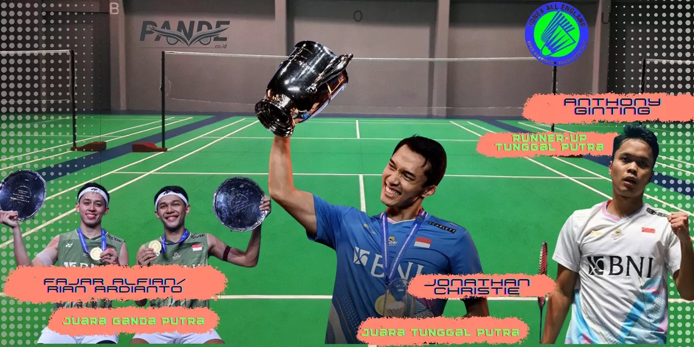 Indonesia Juara Umum All England 2024. (Pande / Erik Krisdianto)