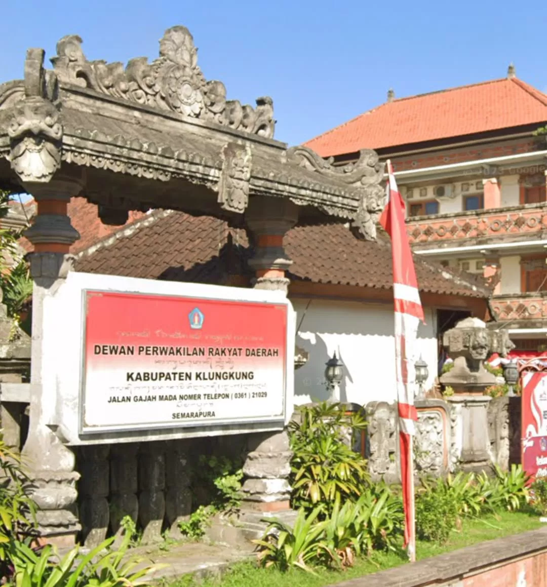 Bagian depan Kantor DPRD Kab. Klungkung, Bali. (Google Maps, 2024)