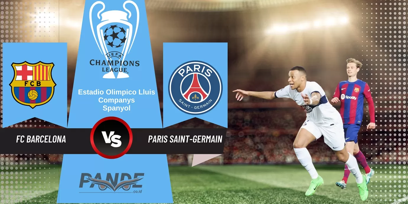 Barcelona 1 vs 4 Paris Saint-Germain (Pande / Erik Krisdianto)