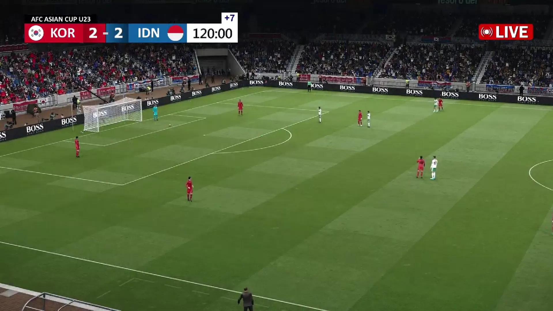 Ilustrasi babak tambahan antara Indonesia vs Korea Selatan di AFC Asian Cup U-23 2024. (YouTube / ABHI YT)