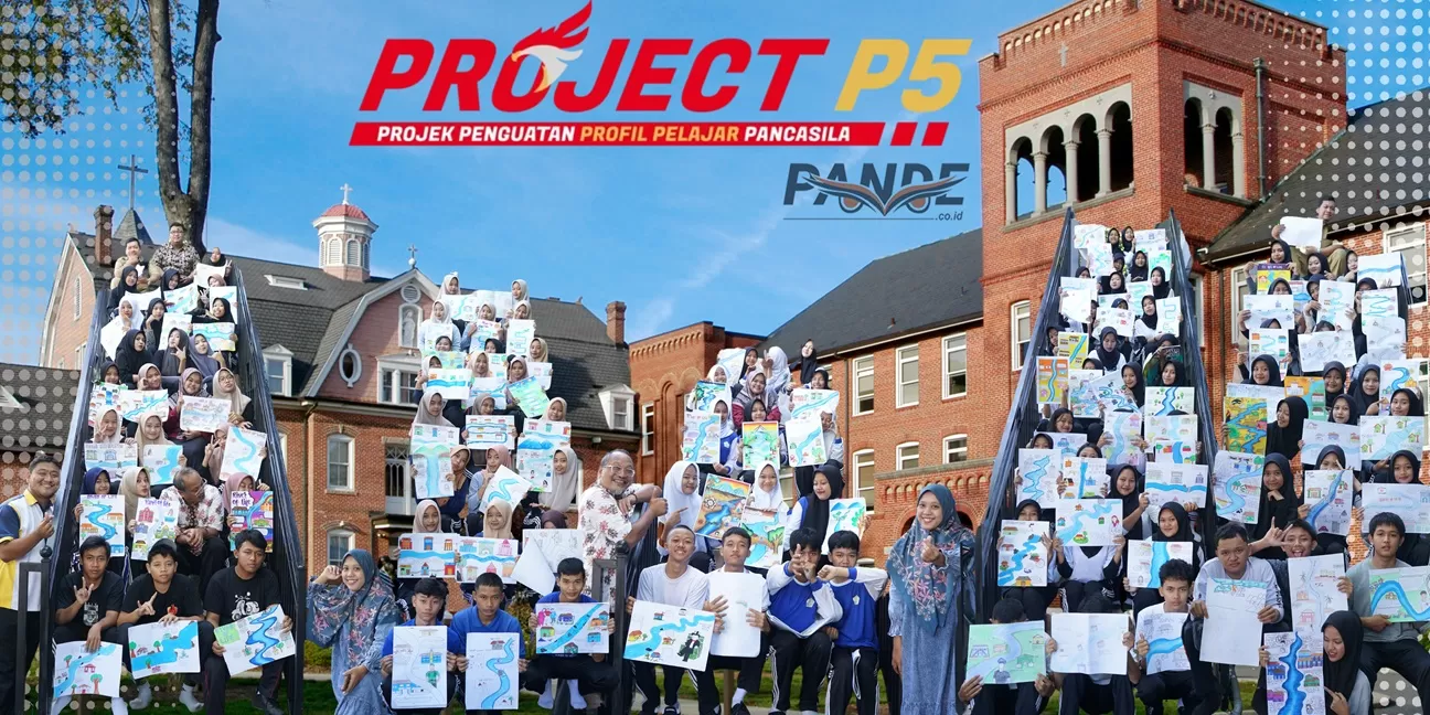 Projek P5 di SMK Kesehatan BIM Blitar. (Pande / Erik Krisdianto)