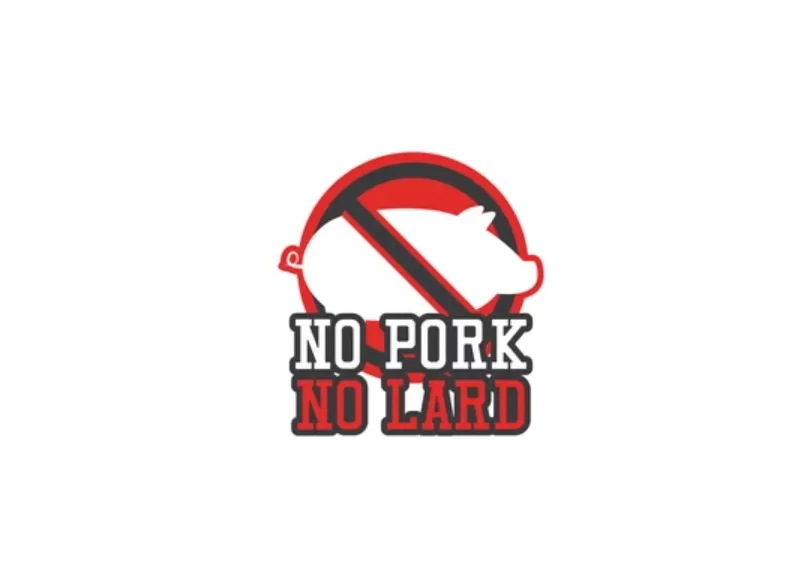 Tanda no pork no lard. (Shutterstock.com)