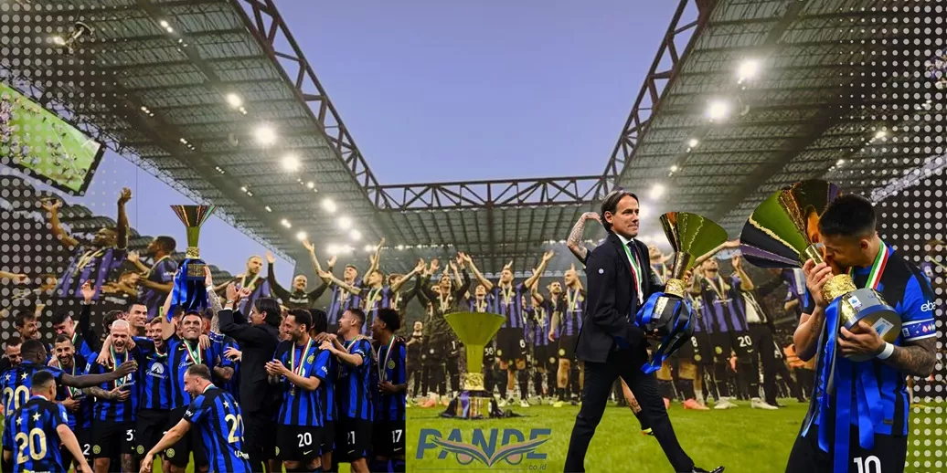 Inter Milan, juara Liga Italia Serie A musim 2023/2024 (Pande / Erik Krisdianto)