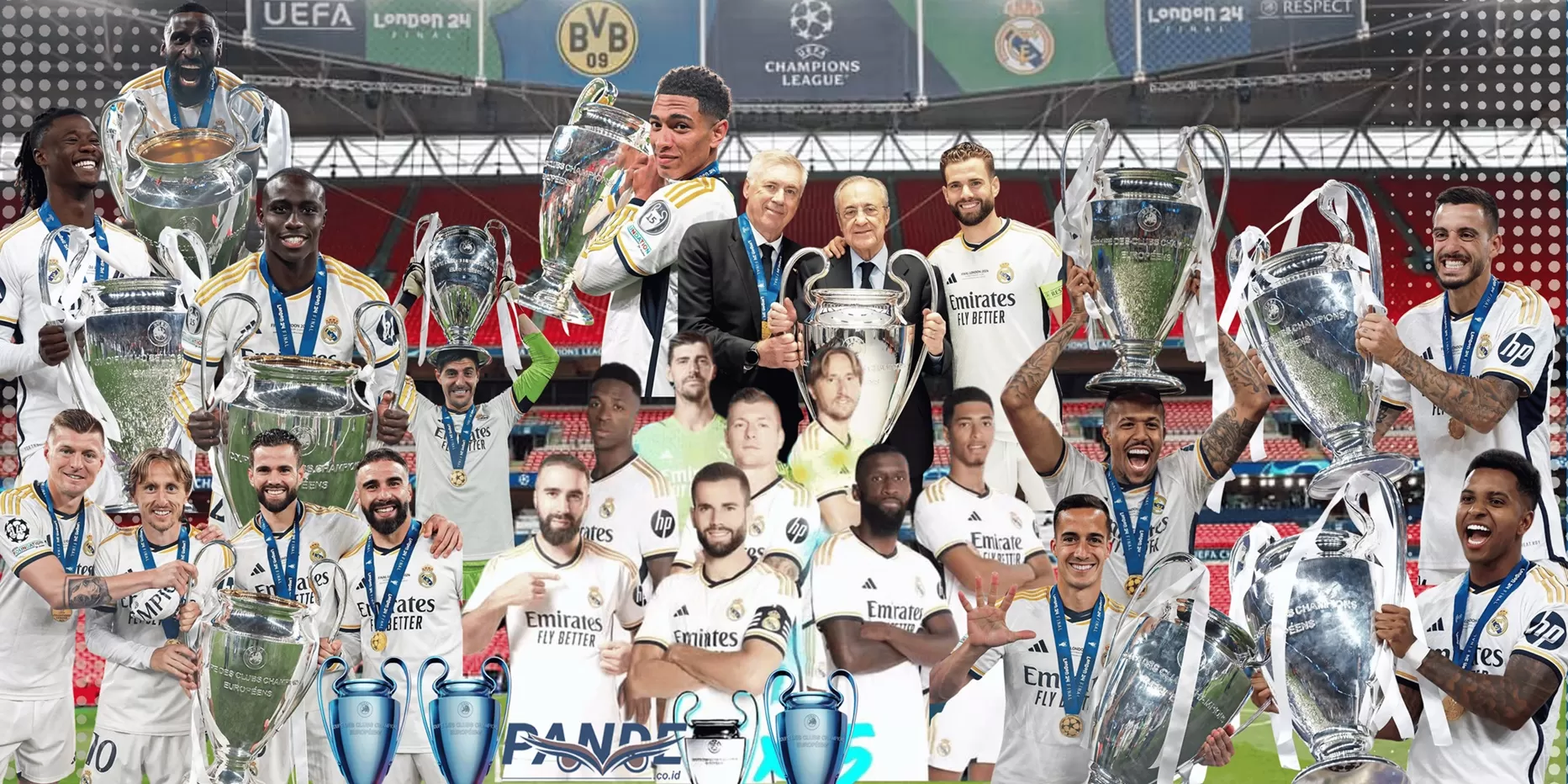 Real Madrid menjadi raksasa Eropa lagi! (Pande / Erik Krisdianto)