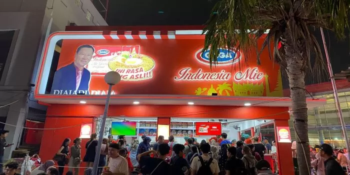 Ramainya antrian booth Gaga di Jakarta Fair yang tak pernah sepi hingga event tutup. (Foto : Istimewa)