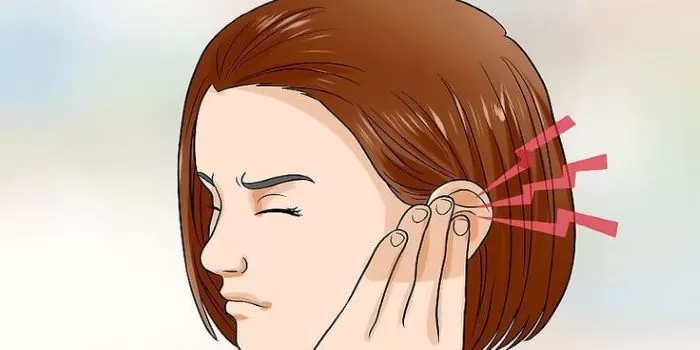 Ilustrasi orang yang mengalami masalah sakit telinga. (Pinterest / Gail Hixson)