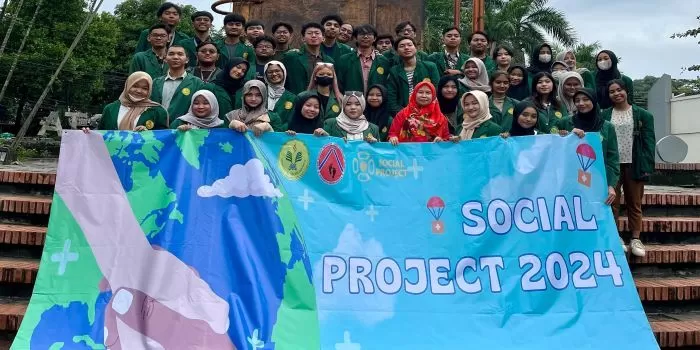 Tim Social Project di Teater Terbuka UNJ. (Foto: Istimewa)