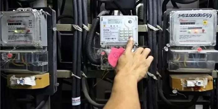 Contoh meteran listrik prabayar yang menggunakan nomor token listrik untuk mengisi daya. (Pinterest / Epropertyrack)