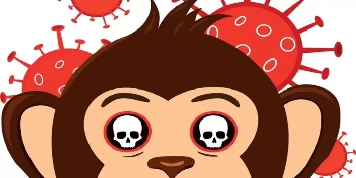 Ilustrasi virus MPOX. (Pinterest / Unlocking Visual Creativity)