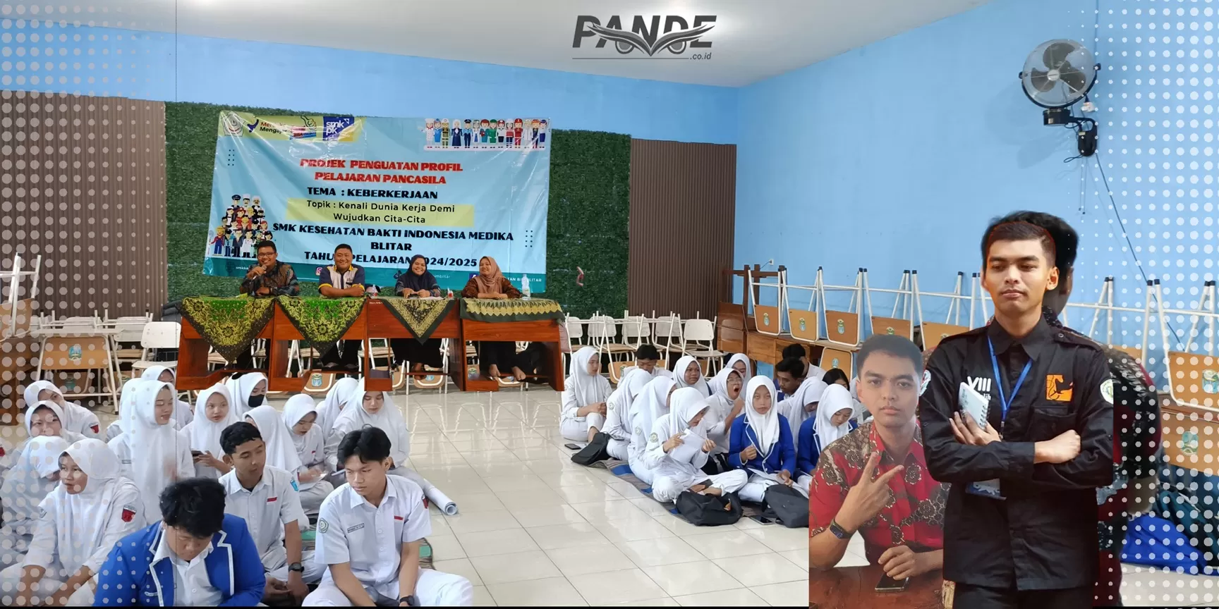 P5 dengan tema Kebekerjaan di SMK BIM Blitar (Pande / Erik Krisdianto)