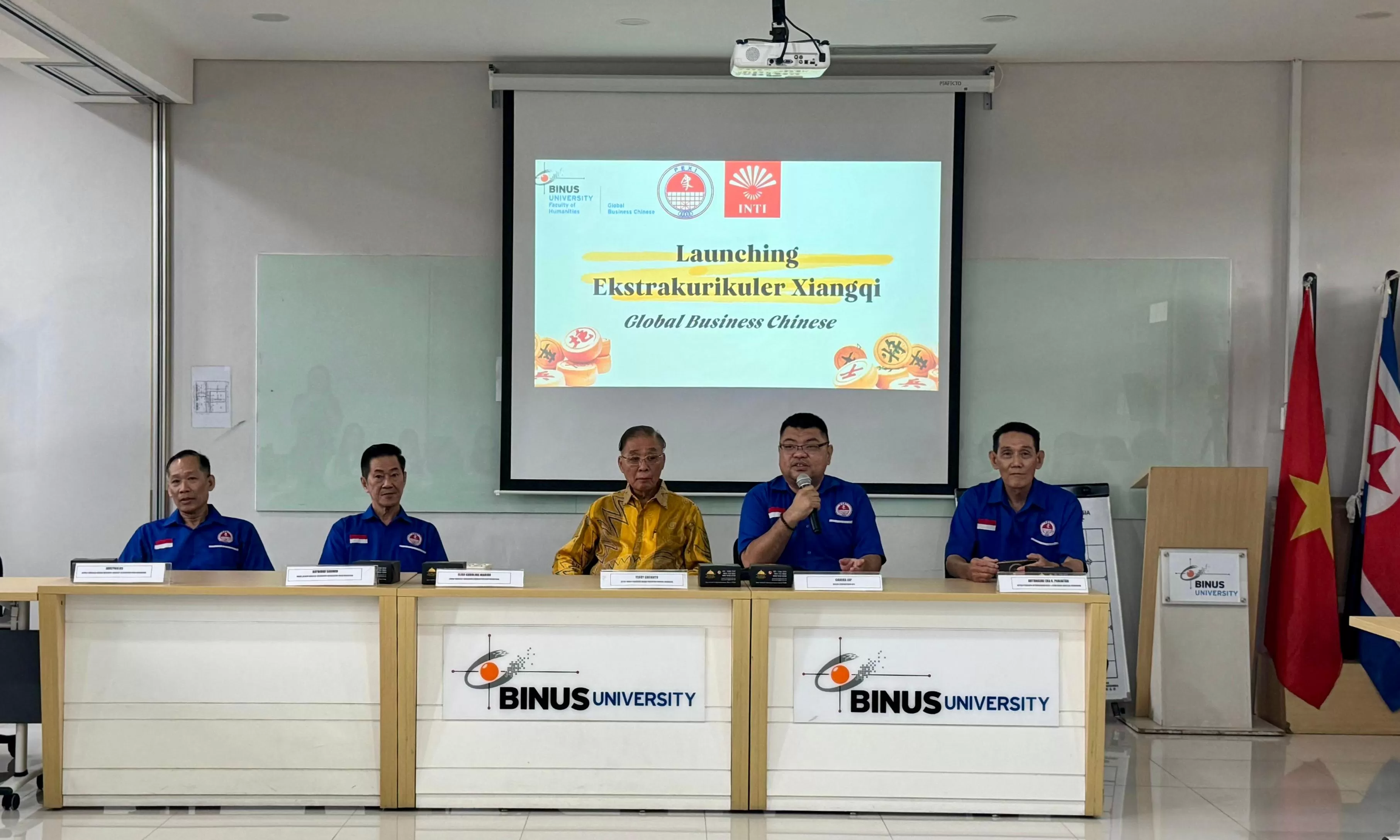 Sambutan Sekjen INTI Candra Jap yang juga Sekjen PEXI. (foto: istimewa)