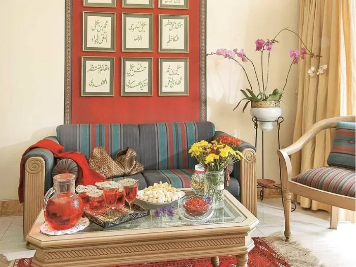 ilustrasi ruang tamu untuk lebaran (realestat.id)