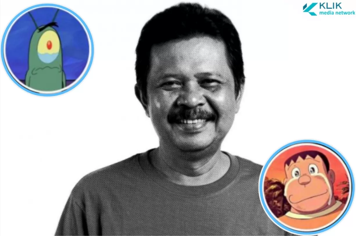 Pengisi suara plankton dan Giant Salman Borneo meninggal dunia. (Yuan/Klikmedianetwork.com)