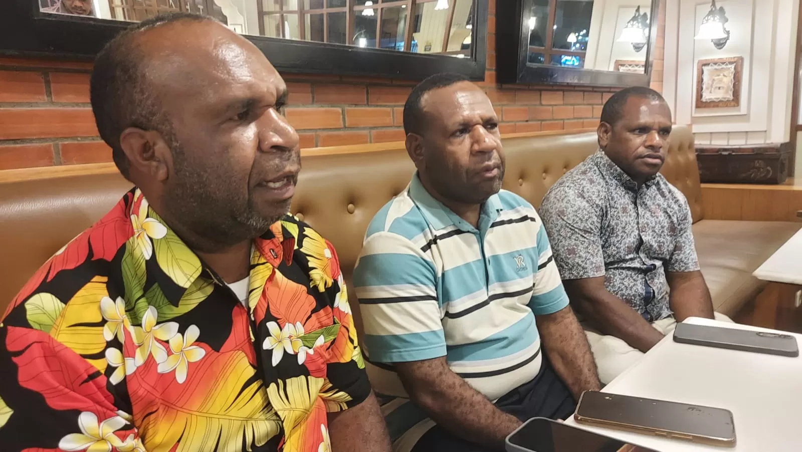 Timsel MRPP Yahukimo saat memberikan keterangan perihal pelantikan Anggota MRPP. (Ist)