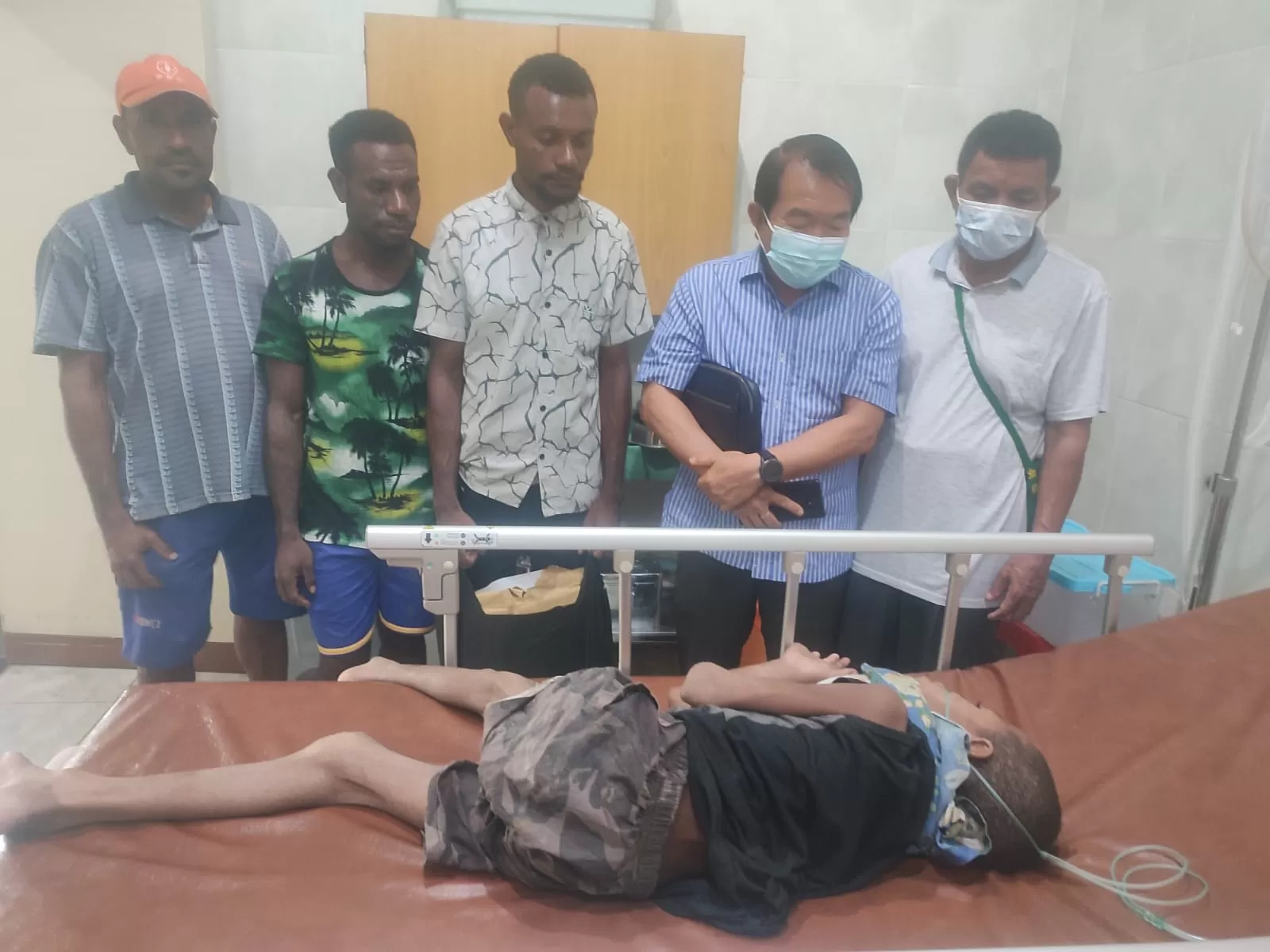 Ais Utasad, bocah 4 tahun asal Kampung Iri, Sikari 2, Distrik Sikari, Kabupaten Mamberamo Raya yang kini sedang berjuang untuk sembuh dari penyakit yang dideritanya. (Ist)