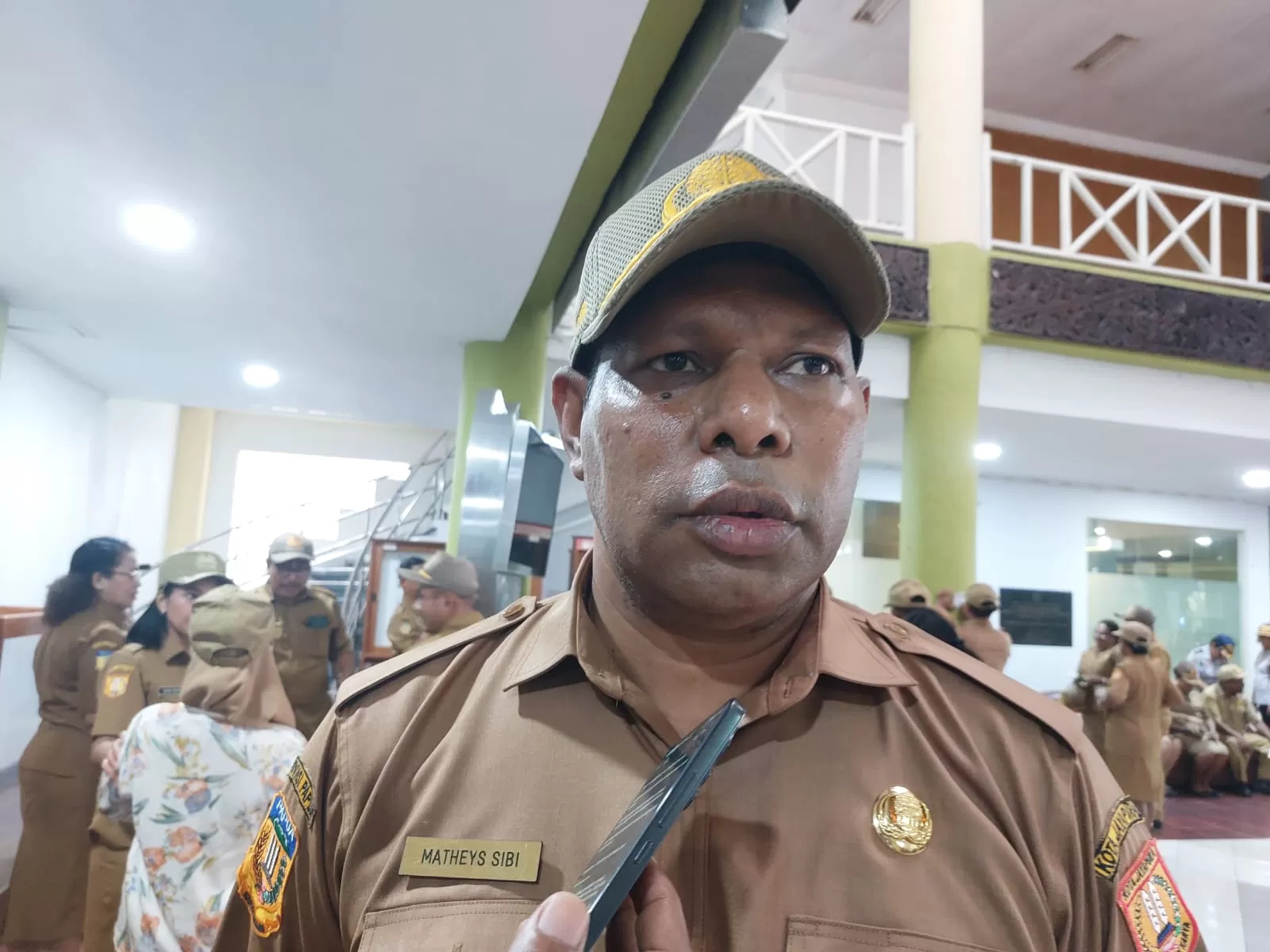 Kepala Dinas Perikanan dan Kelautan Kota Jayapura, Matheys Sibi. (HANS PALEN/Ceposonline.com)
