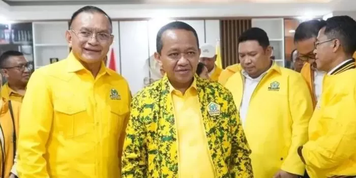 Bahlil Lahadalia (tengah) resmi jadi ketua umum Partai Golkar (Instagram Bahlil Lahadalia)