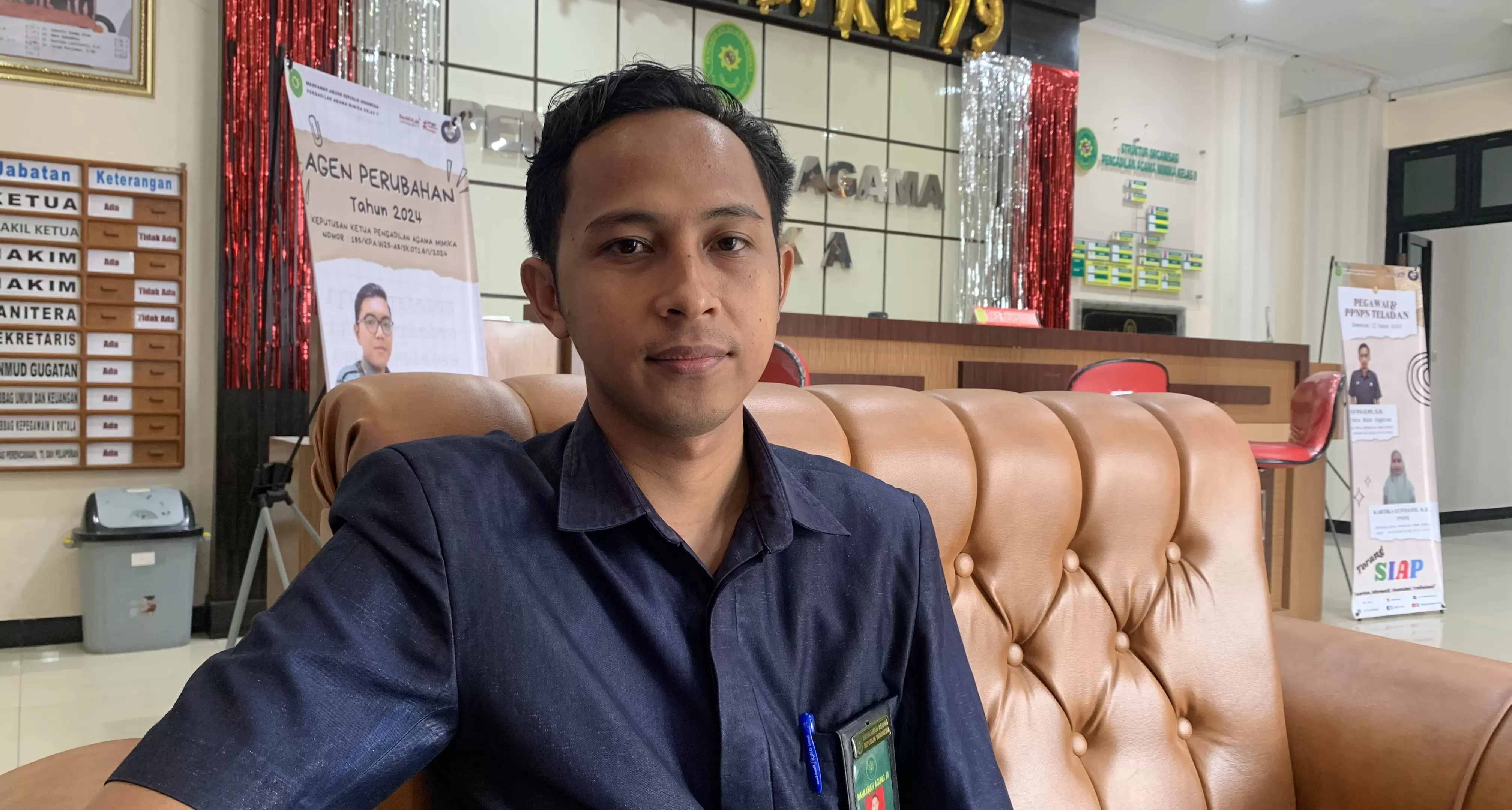 Juru Bicara IKAHI Cabang Mimika, Ahmad Zubaidi (Cenderawasih Pos/Moh. Wahyu Welerubun). 