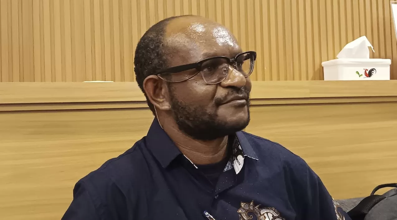 Ketua KPU Dogiyai, Elias Ramos Petege  (Dokumen Pribadi Elias Petege)