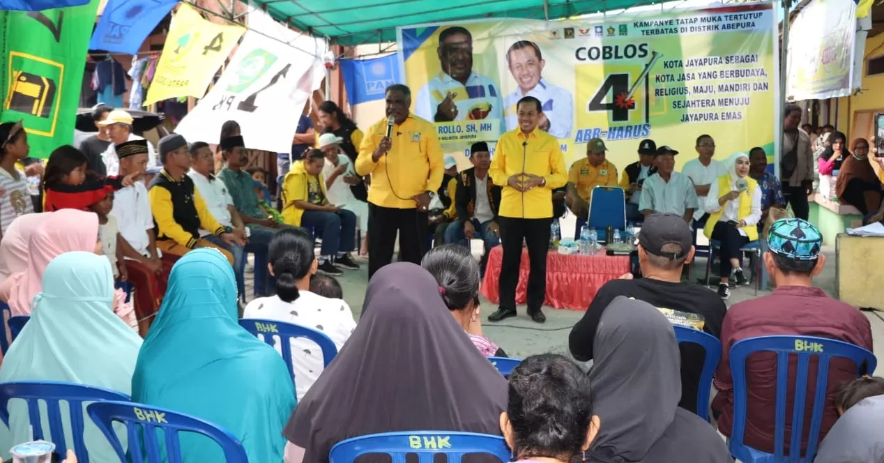 Kampanye ABR-HARUS di Abepura, Jumat (4/10/2024). (Dok Pribadi ABR-HARUS)