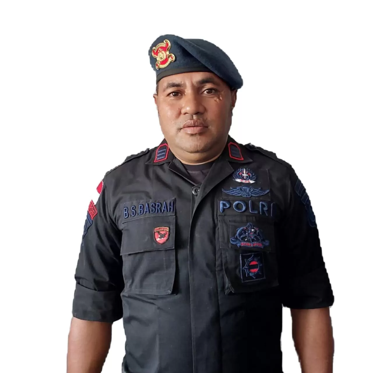 Danki Sat Brimob Kompi IV Batalyon D Wamena AKP Budi Setyawan Basrah, SH, MH. (Ceposonline.com/Dok.Sat Brimob Kompi IV)