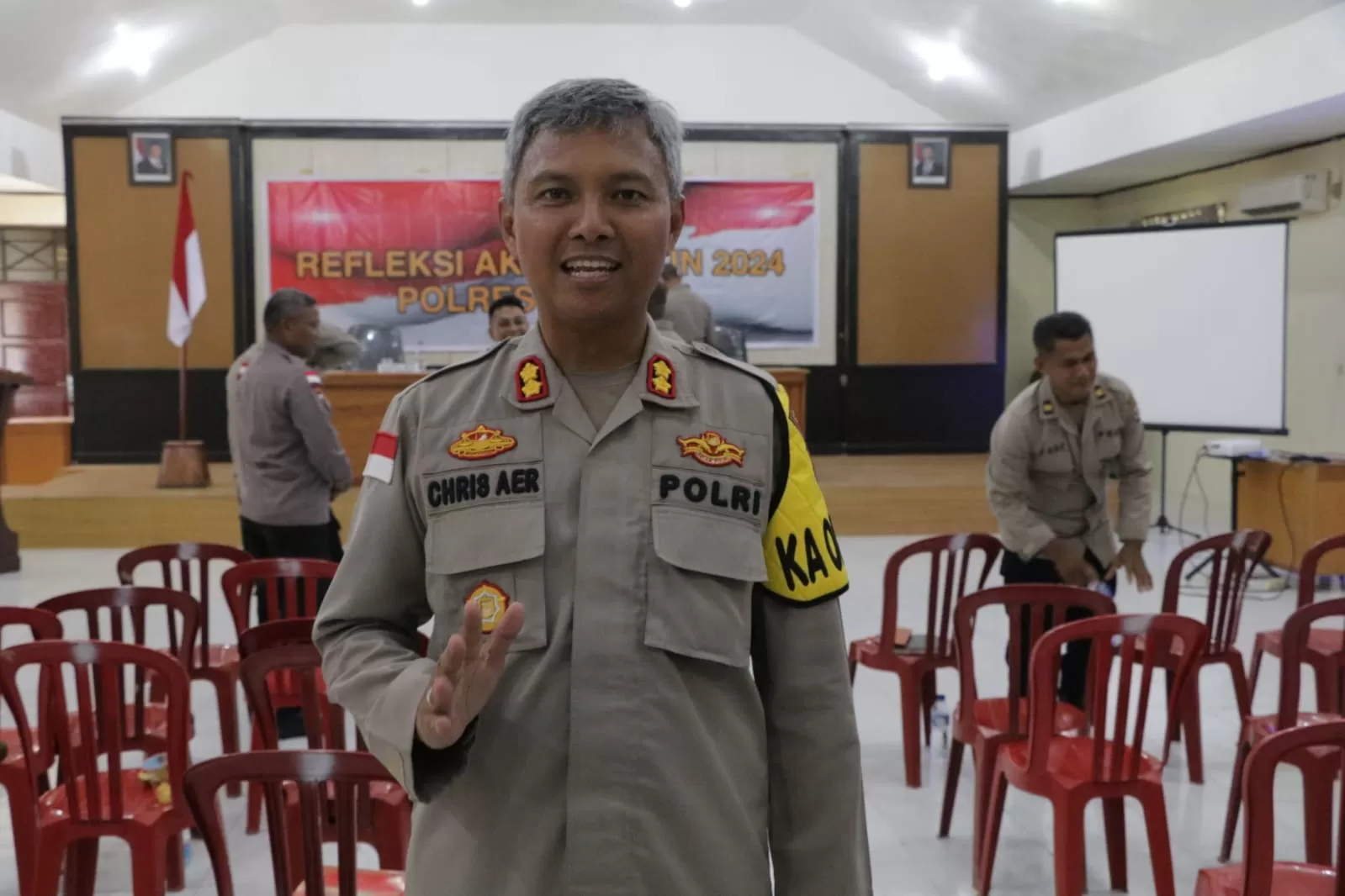 Kapolres Keerom, AKBP Christian Aer 