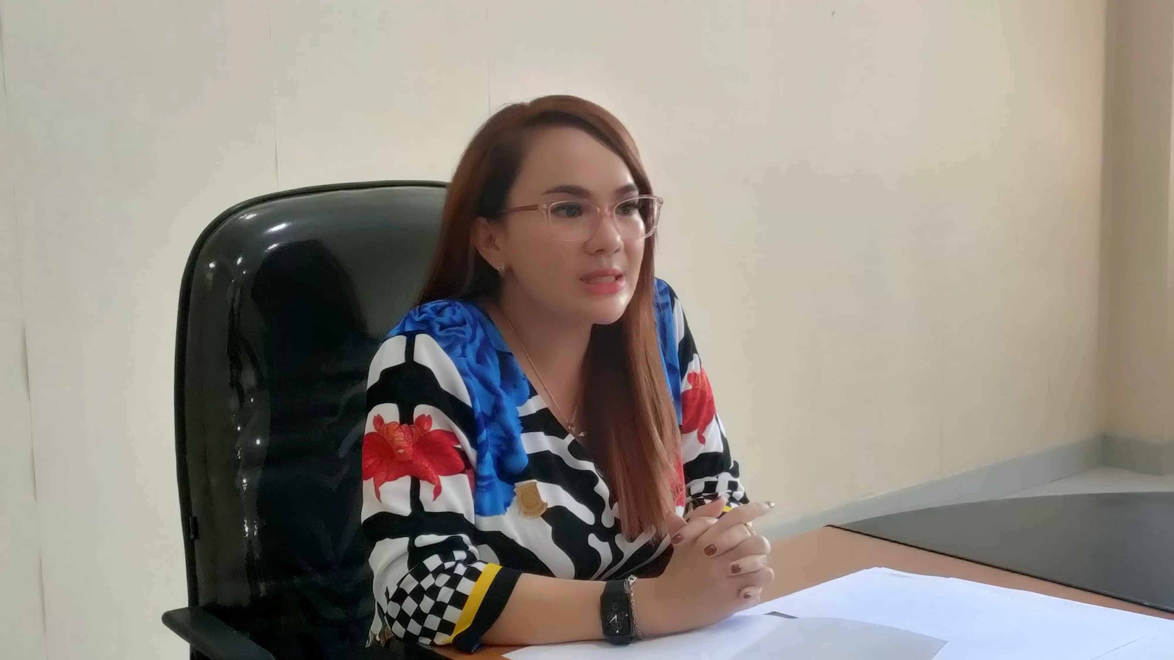 Ketua Komisi D DPRK Jayapura, Deli Lusyana Watak. (Ceposonline.com/Jimi)