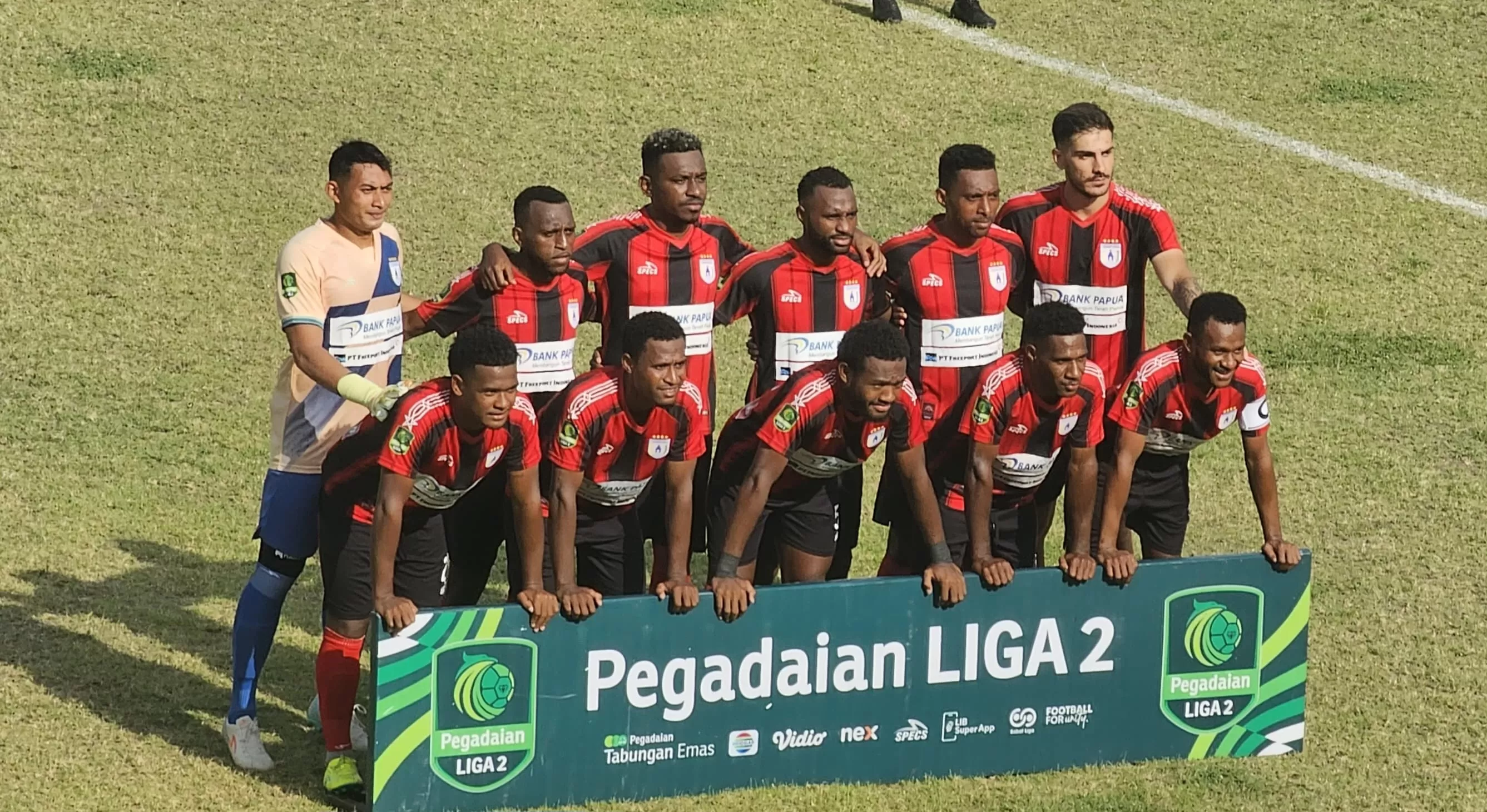 Skuad Persipura pada Kompetisi Liga 2 musim 2024/2025 lalu. (CEPOSONLINE.COM/HANS PALEN)