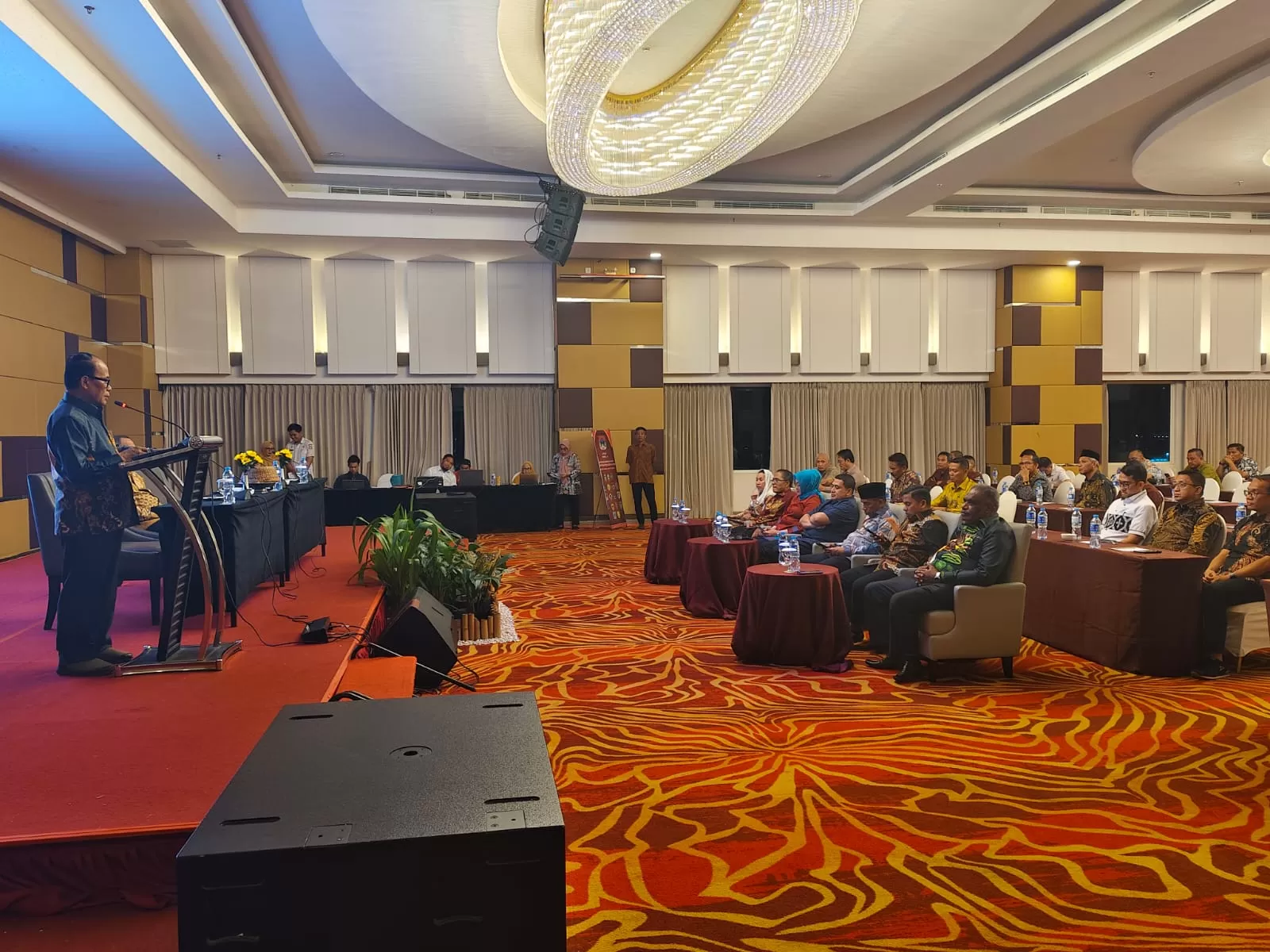 Wali Kota Jayapura, Abisai Rollo saat hadir di Muskomwil APEKSI di Kota Makasar. (CEPOSONLINE.COM/istimewa).