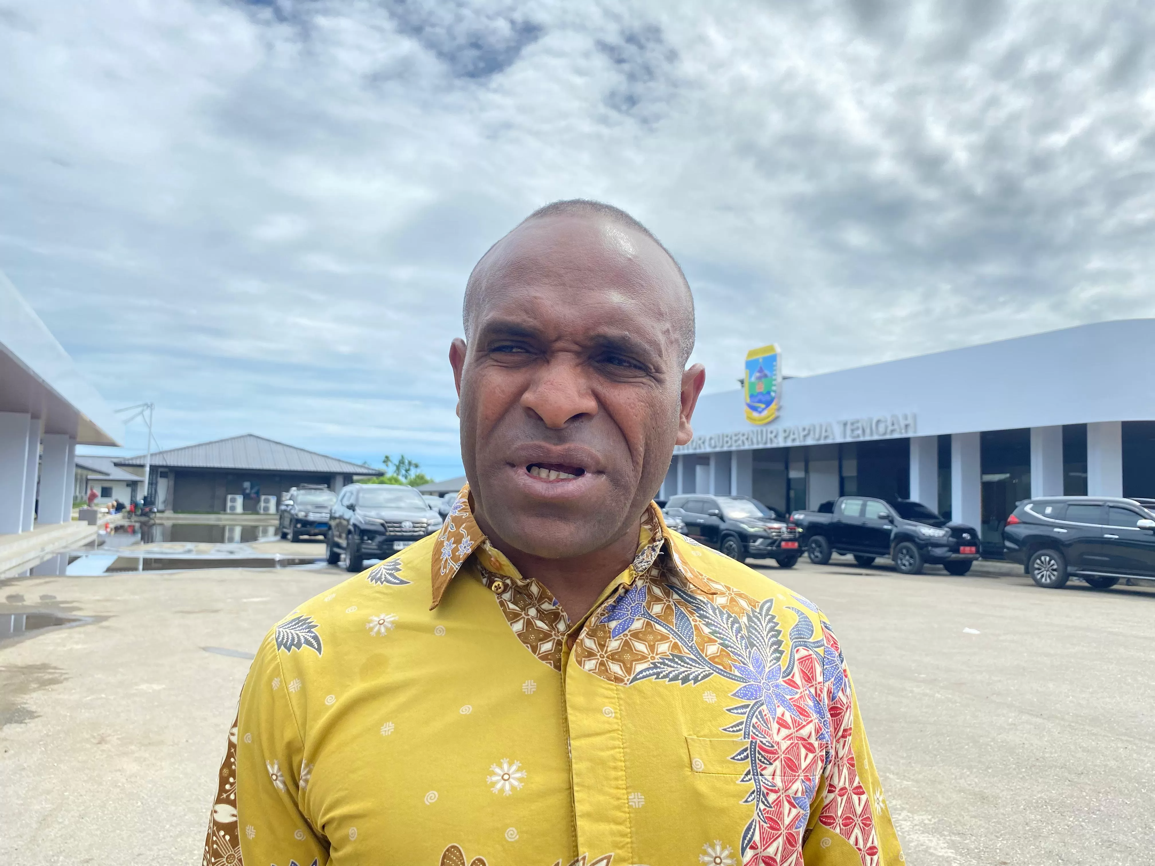 Kepala Dinas Kesehatan Deiyai, Mando Mote. (CEPOSONLINE.COM/THERESIA F. TEKEGE)